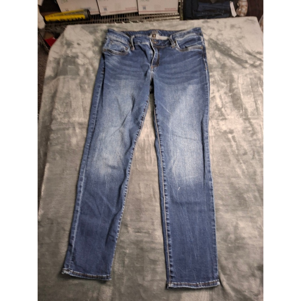Kut from the Kloth Boyfriend Jeans Womens 6P Blue Medium Wash Denim Petite